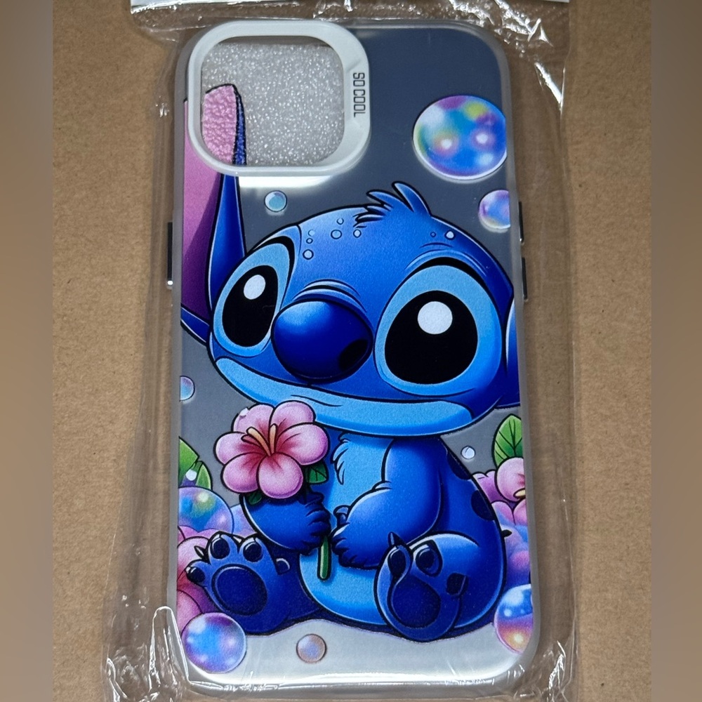 iPhone 15 Cute Stitch Phone Case